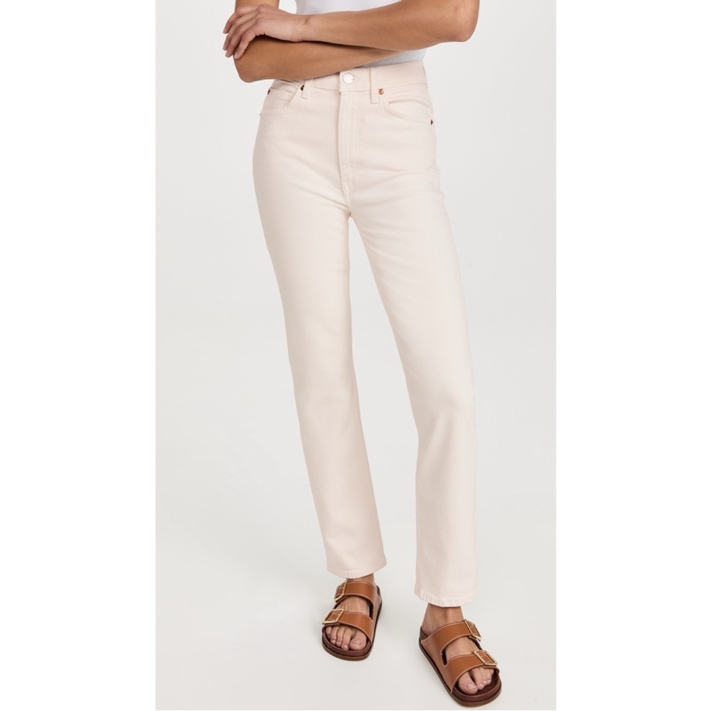 Re/Done 70s Straight Leg in Vintage White NWT